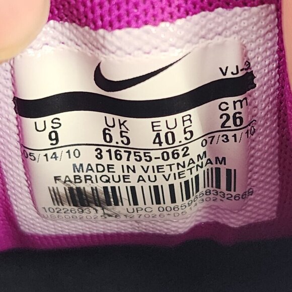 NIKE AIR MAX FitSole Running Shoes 316755-062 Gray / Purple - Picture 8 of 9